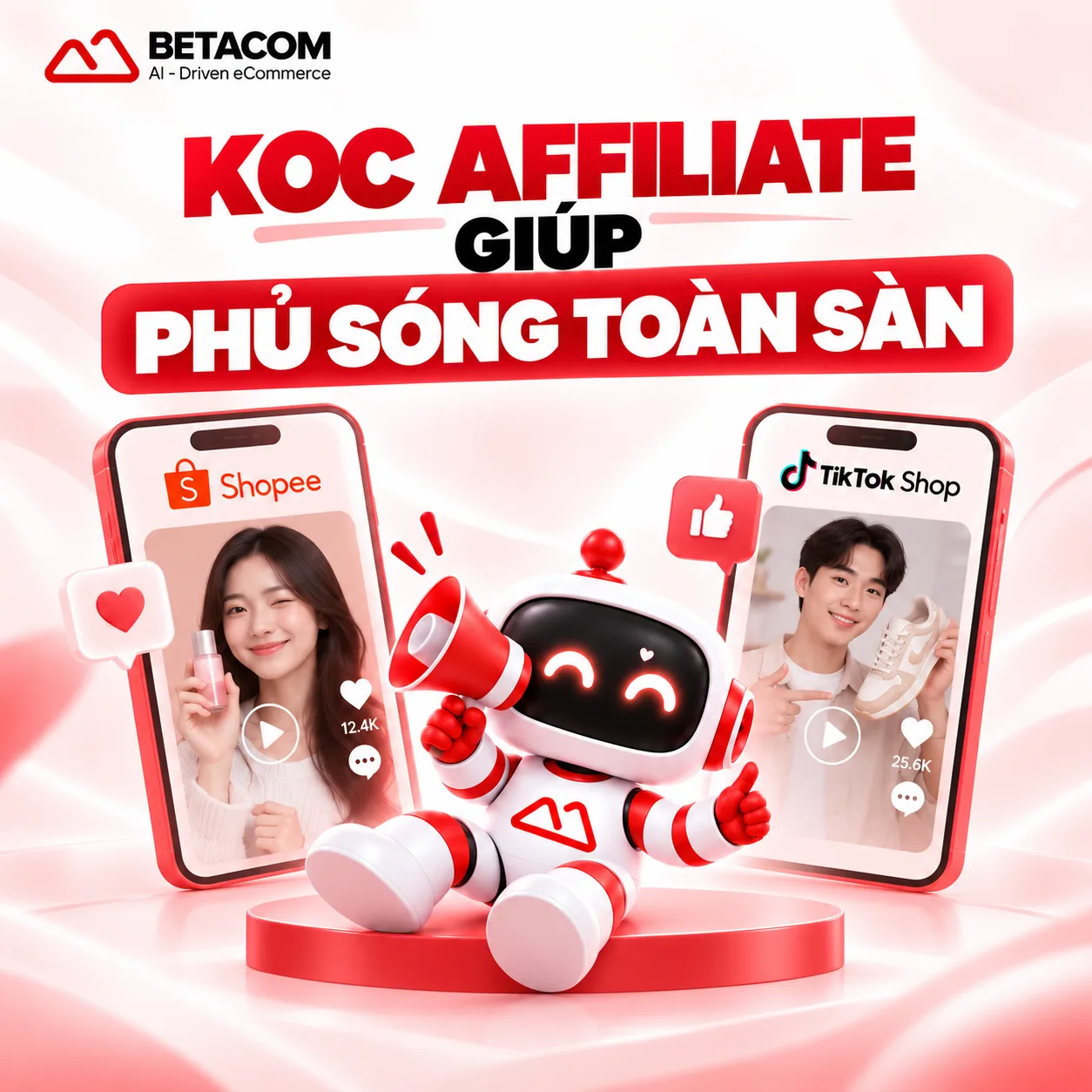 Phối hợp KOC đa kênh và đồng bộ giỏ hàng giúp chiến dịch phủ sóng toàn sàn