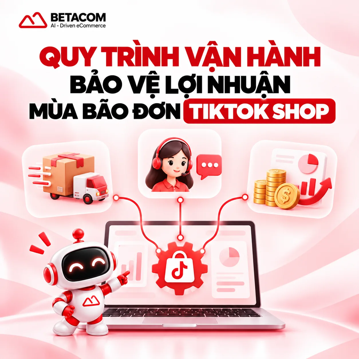 Quy trình vận hành bảo vệ lợi nhuận mùa bão đơn Tiktok Shop
